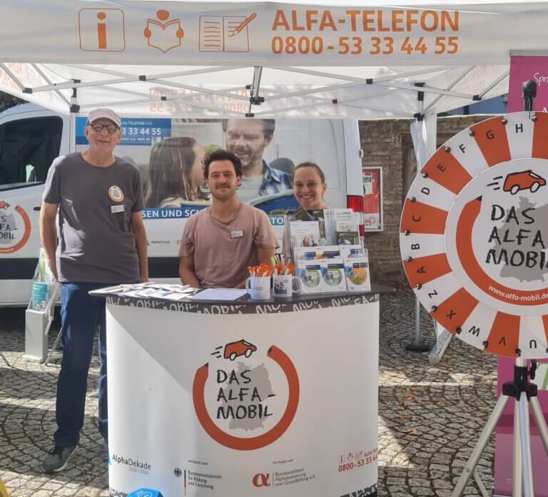 Das ALFAMobil am Standort Sangerhausen Gemeinsam Vielfalt Leben